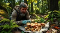 gathering food to survive