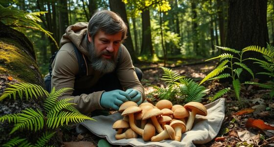 gathering food to survive
