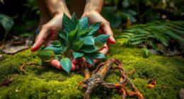 gathering natural color sources