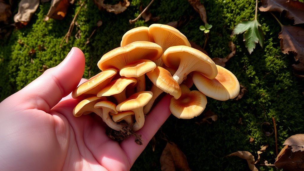 identify edible wild mushrooms