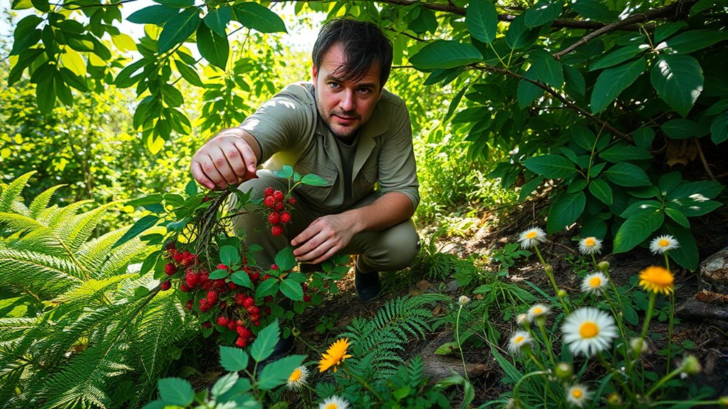 identify harvest forage safely