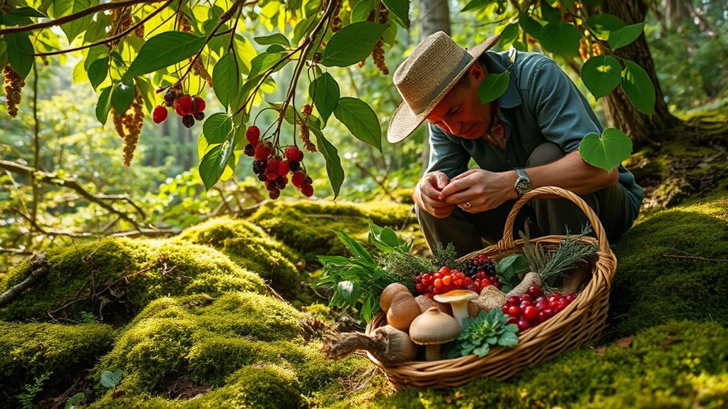 learning edible plant identification