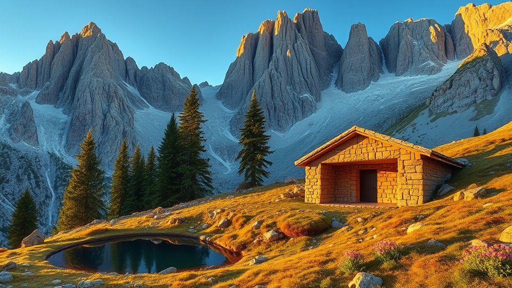 natural mountain shelter strategies
