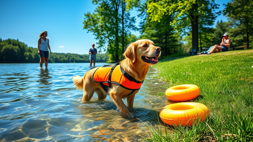 pet safety around natural water