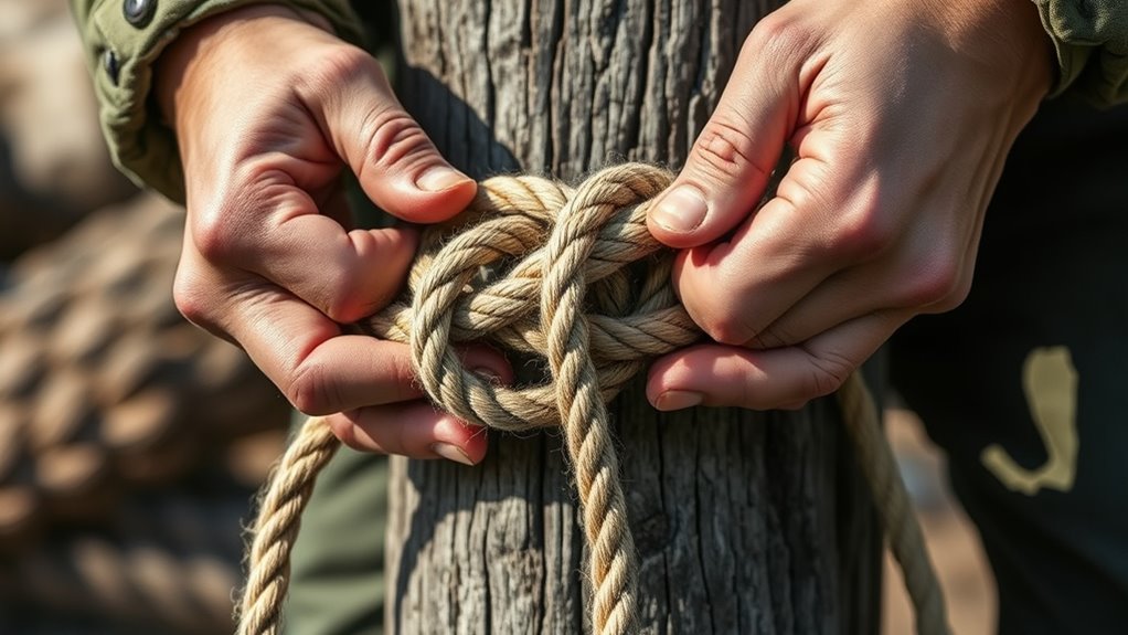proper knot tying techniques