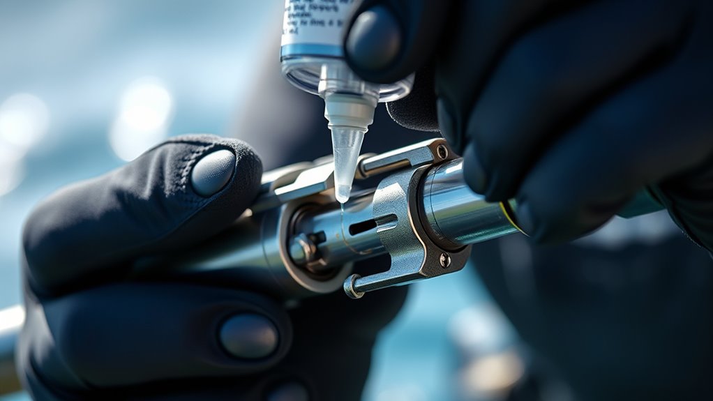 regular marine lubricant application