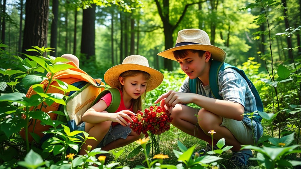 safe edible plant foraging