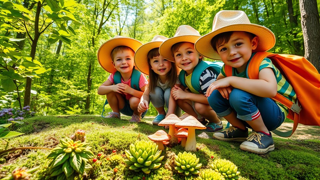 safe educational plant foraging