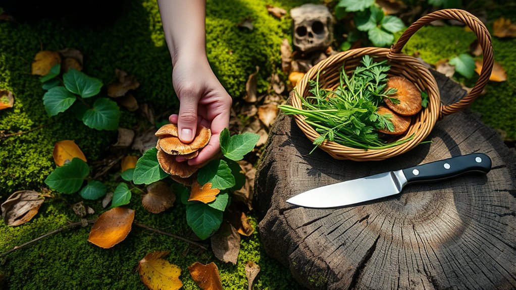 safe foraging and processing