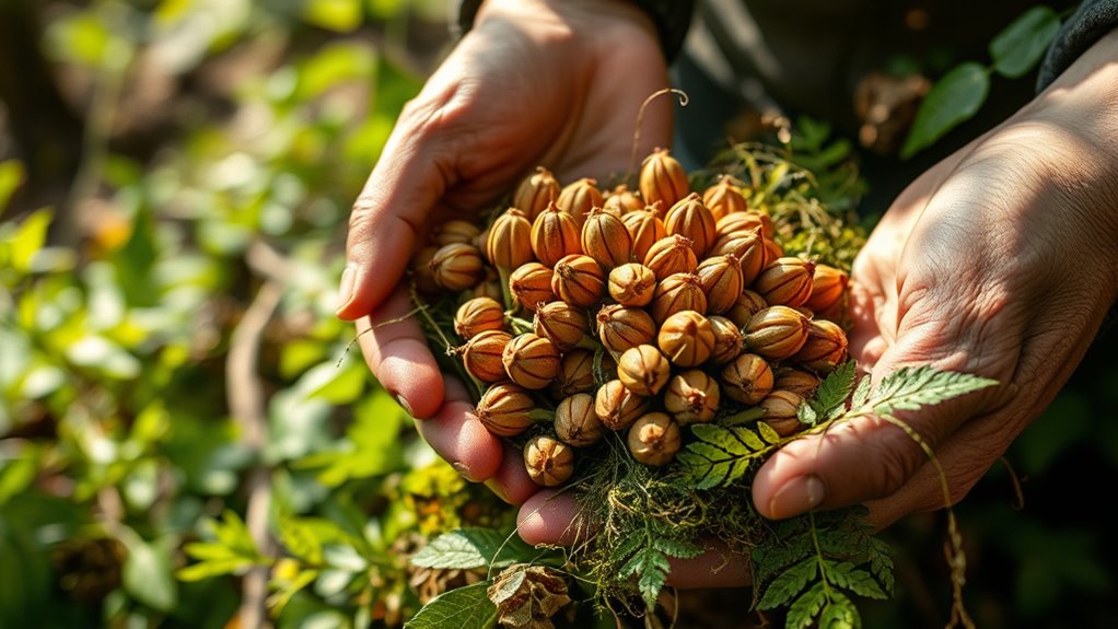 seed harvesting and identification