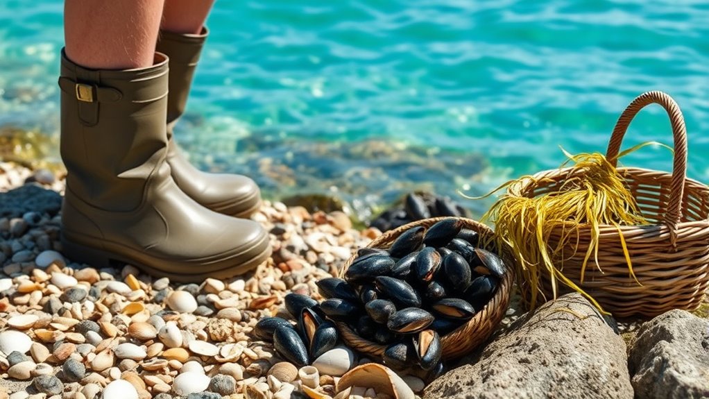 shellfish gathering safety tips
