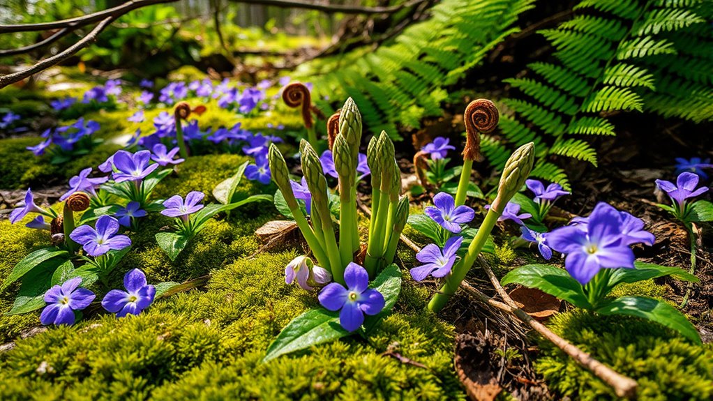 spring wild edible flowers