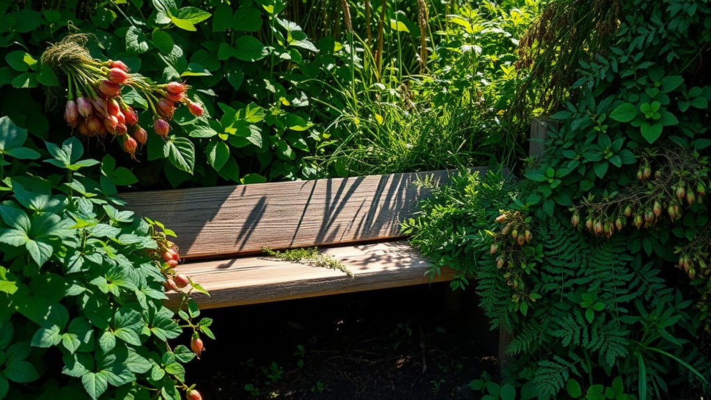 wild edible in between spaces