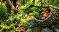 wild food foraging and gardening