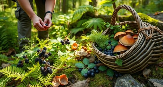 wild food foraging and gardening