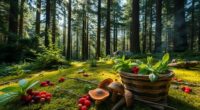 forest foraging survival plan