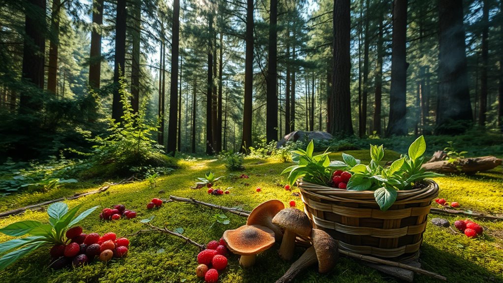 forest foraging survival plan