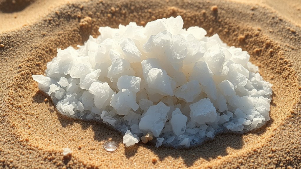 harvesting mineral rich sea salt