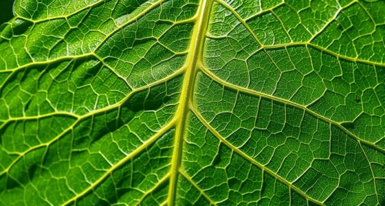 leaf vein pattern analysis
