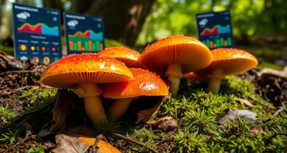mushroom growth weather prediction