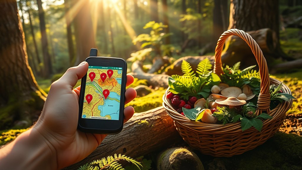 personal wild food gps