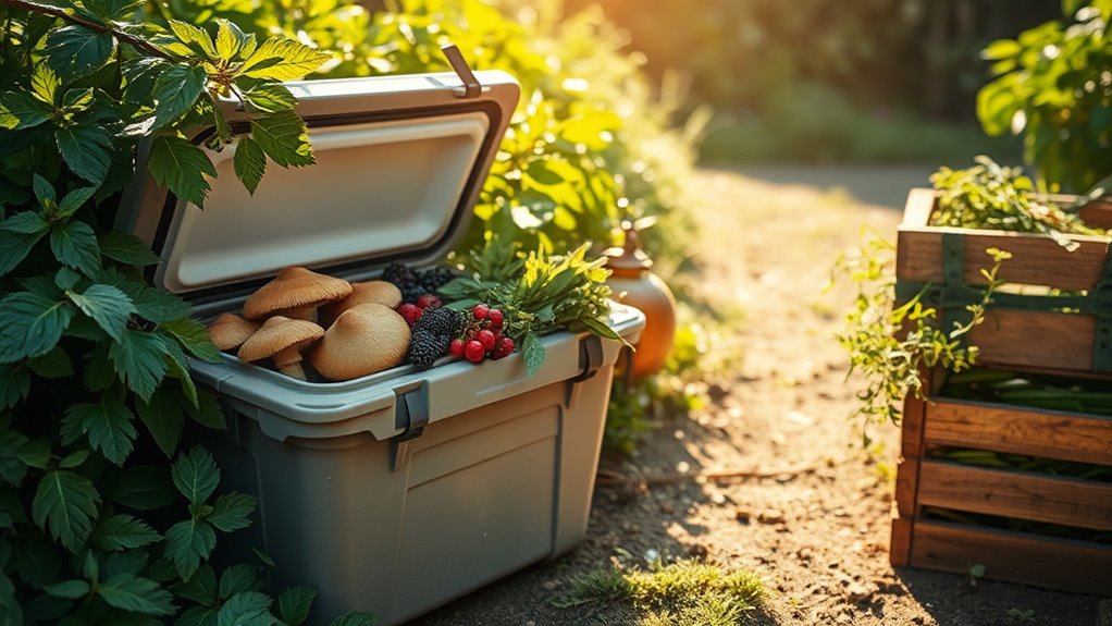 proper wild food transport techniques