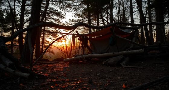 rapid deadfall lean to construction