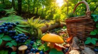 three day forest foraging plan
