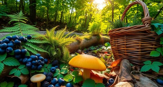 three day forest foraging plan