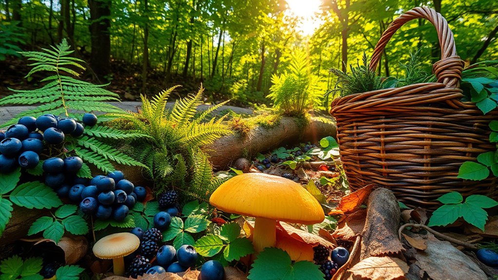 three day forest foraging plan