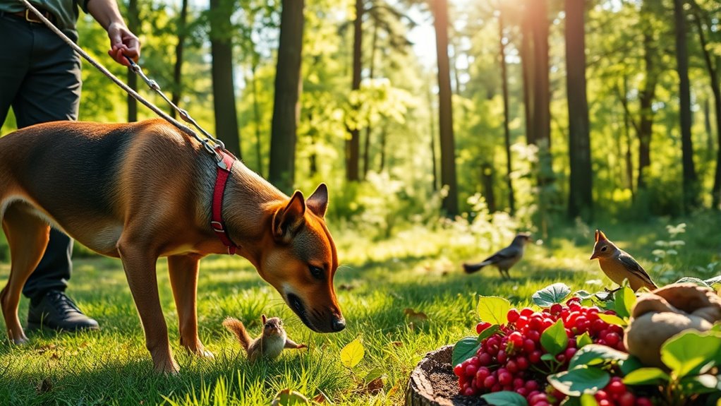 training pets to find food