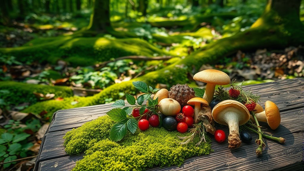 wild edible plant foraging