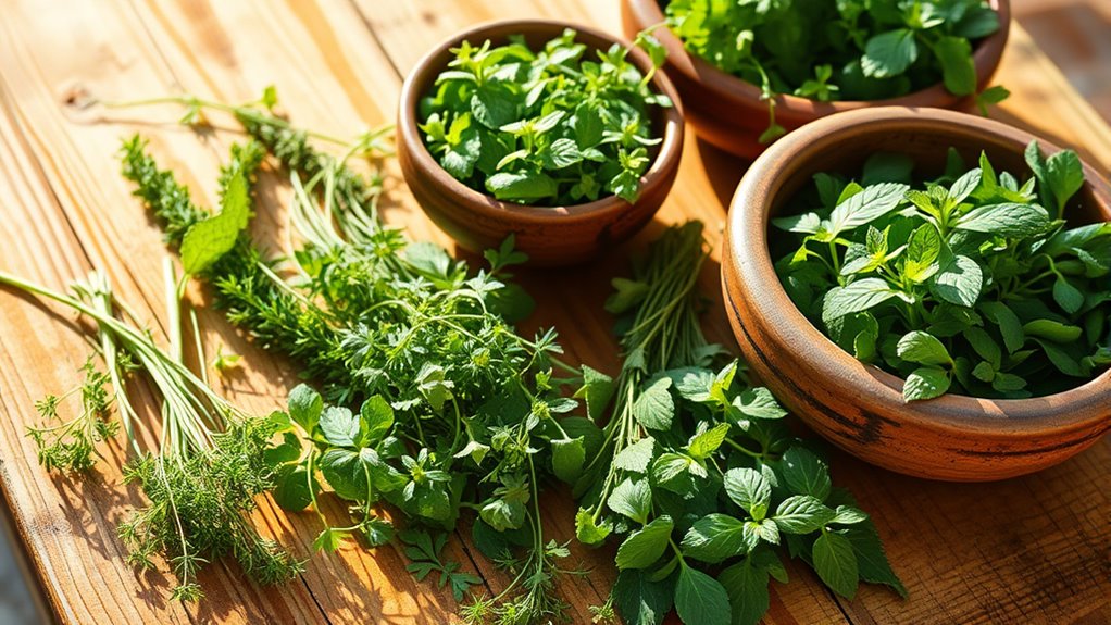 wild greens foraging preservation