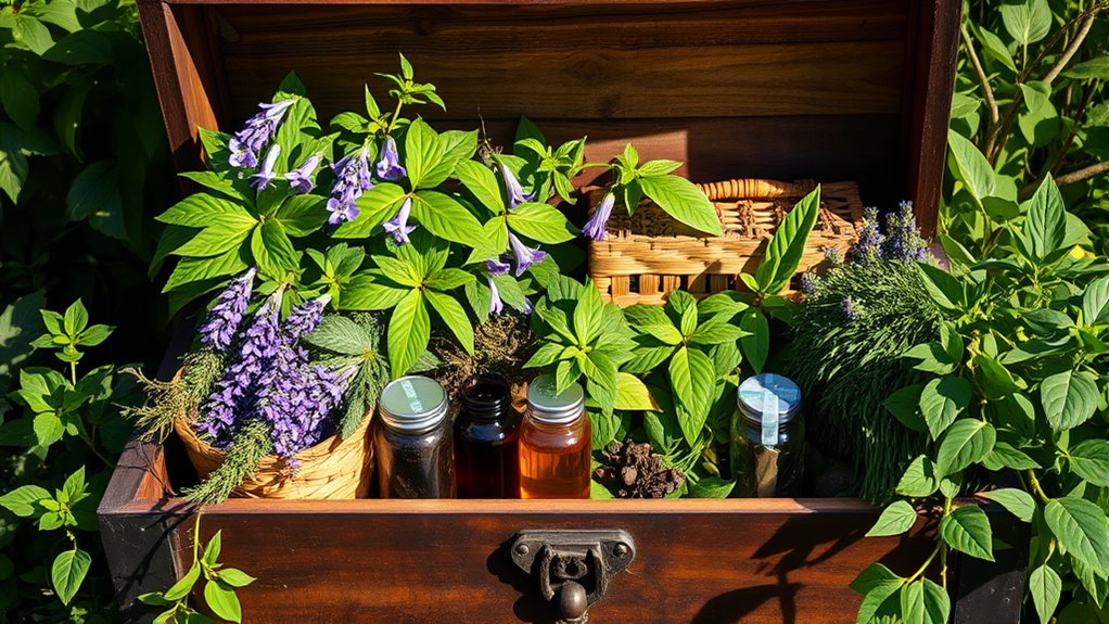 wild herbal remedy collection