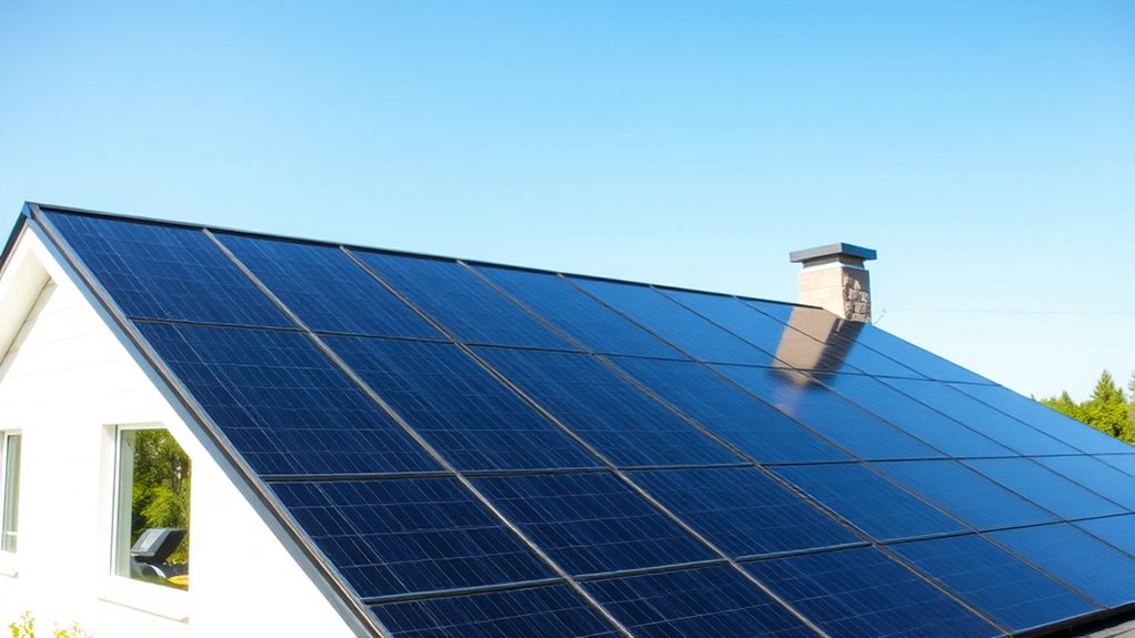 solar panels with battery storage