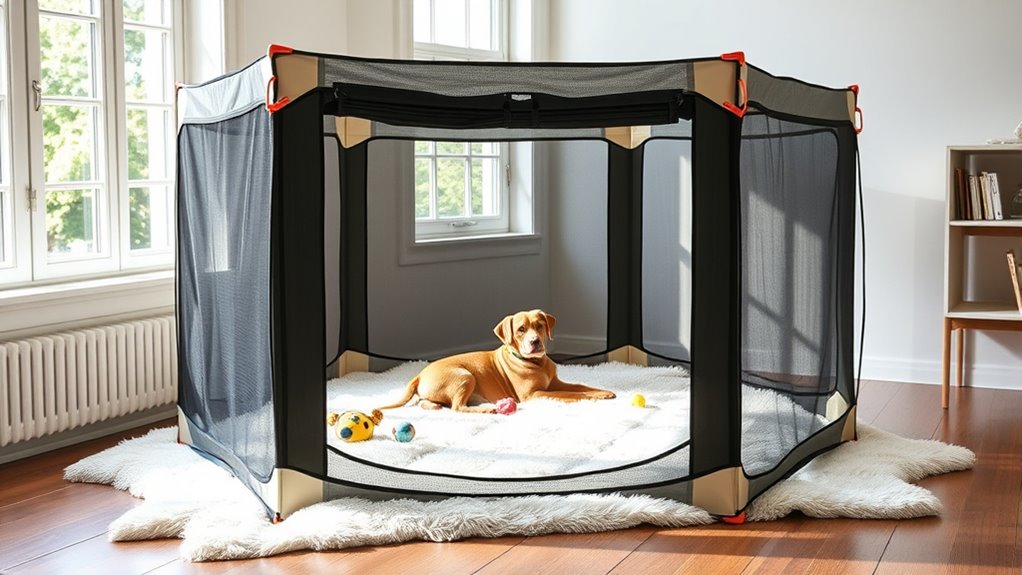 build safe pet enclosure