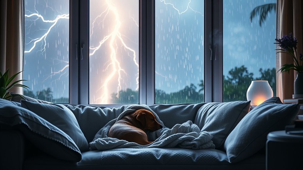 calm safe storm environment