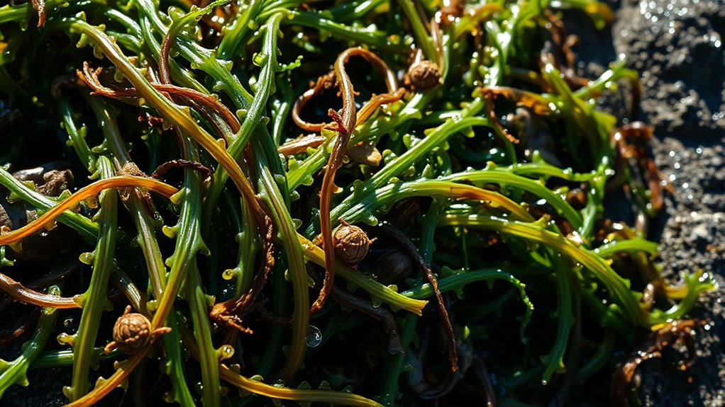 cold water seaweed foraging