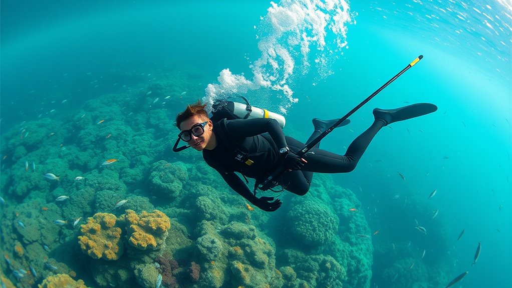 cold water spearfishing safety