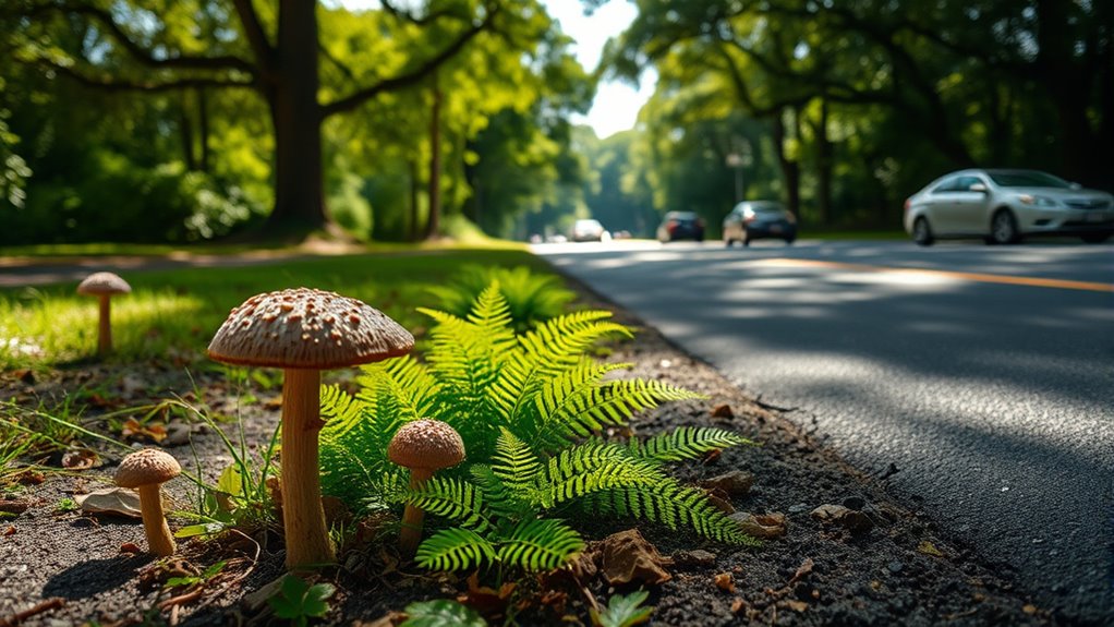 contamination risks roadside foraging