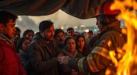 controlling emotions during evacuations