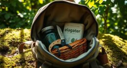 create a lightweight foraging kit