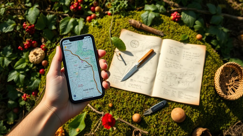 create local foraging map