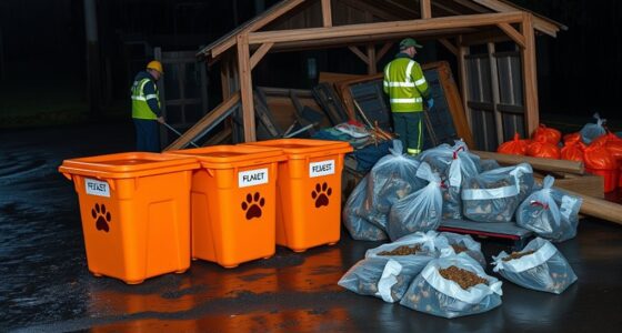 disaster pet waste disposal