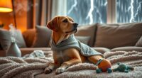 dog storm anxiety management