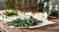 dry herbs properly for safety