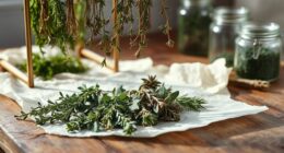 dry herbs properly for safety