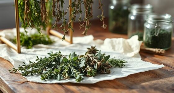 dry herbs properly for safety