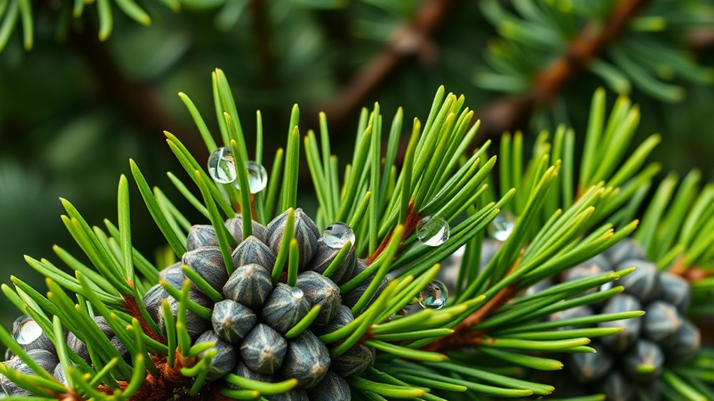 foraging for spruce tips
