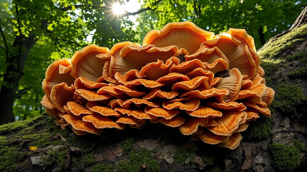 foraging maitake mushrooms safely